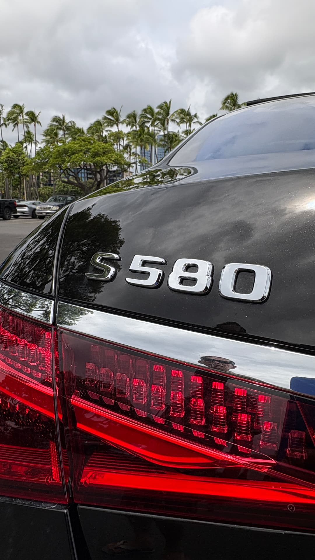 MERCEDES-BENZ S 580 — S 580 rear signature